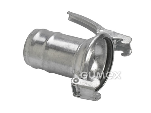 FERRARI Kupplung mit Haken DN48, Dorn mit Außendurchmesser 50mm, 10bar,Dichtung SBR,verzinktem Stahl, 